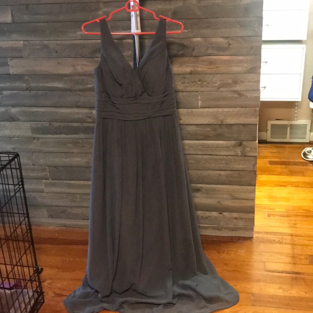 Polyester grey dress